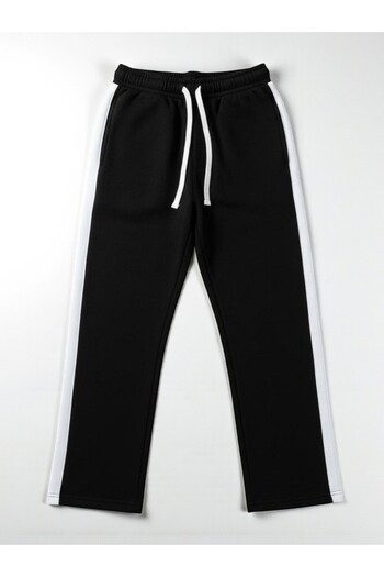 OTAKU Men's Side Stripe Double Pocket 3 Thread Baggy Pants
