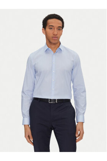 Calvin Klein Ανδρικό Πουκάμισο K10K114312 Μπλε