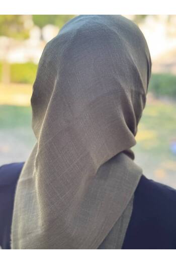 ALDAİR Flamed Cotton Writing Scarf-S4A7T5Y7E1Q6T7Y4G7
