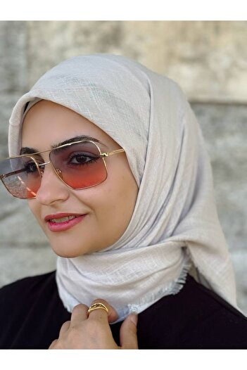 ALDAİR Flamed Cotton Writing Scarf-S4A7T5Y7E1Q6T7Y4G7