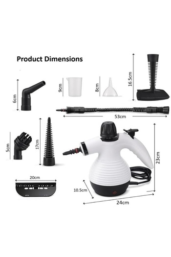 Bonjour Portable Steam Cleaner with 1200W Power and 350ml Tank