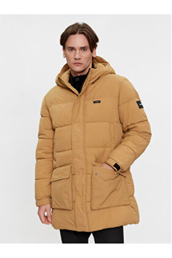 Calvin Klein Ανδρικό Χειμερινό Μπουφάν K10K112228 Μπεζ