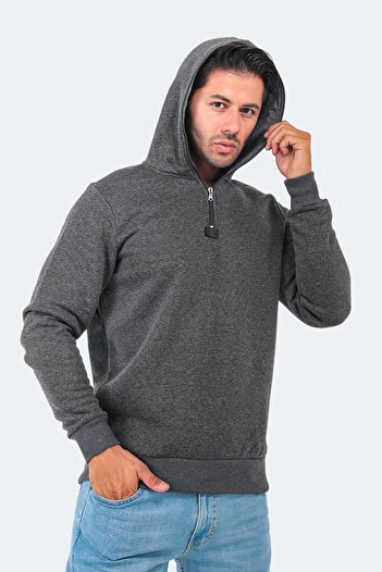 Slazenger BAHA 2li set Erkek Gri - Antrasit Sweatshirt