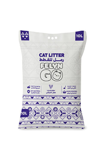 Felyn Go Vilain Goo Lavender Scented Cat Litter 10L