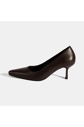 Desa Women's Brown Leather Stiletto