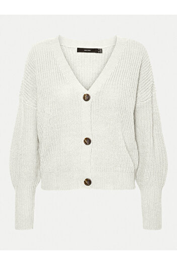 Vero Moda Γυναικεία Ζακέτα 10249632 Λευκή