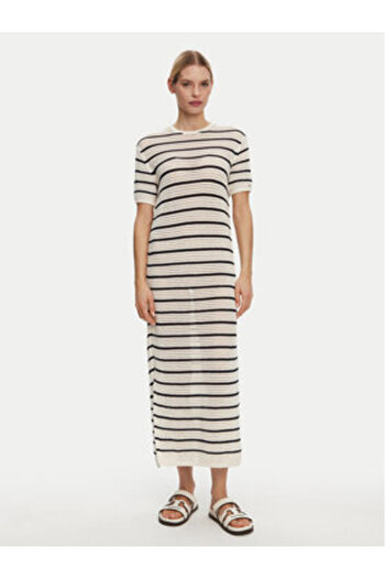 Tommy Hilfiger Γυναικείο καλοκαιρινό φόρεμα WW0WW44489 Μπεζ