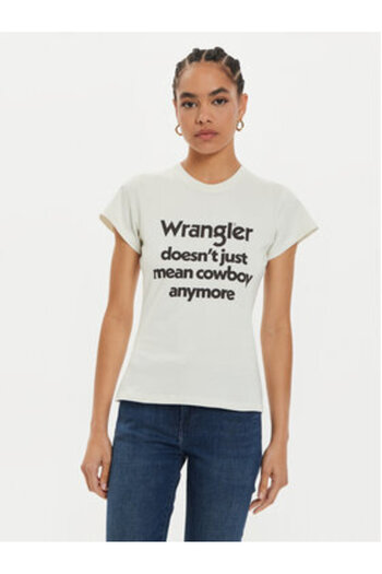 WRANGLER Γυναικείο T-Shirt 112356451 Λευκό