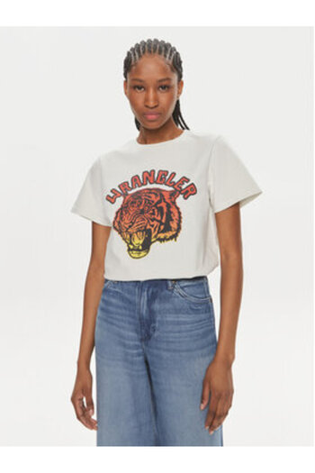 WRANGLER Γυναικείο T-Shirt 112350282 Λευκό