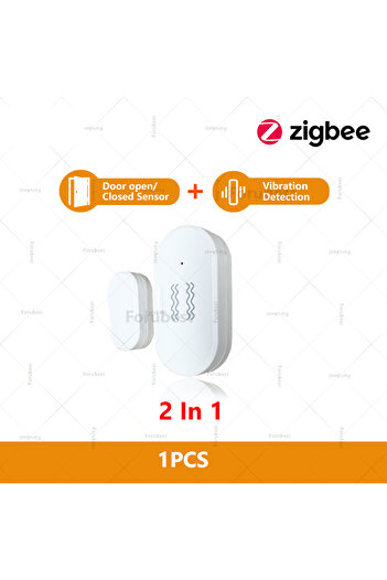 choice2 With Vibrate Detect Zigbee Door Sensor Window Contact Open Close Detector With Luminosity/Vibration
