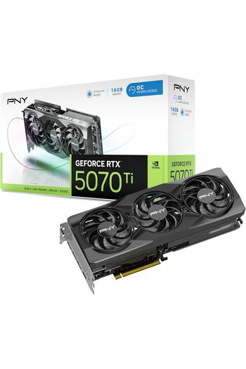 PNY GeForce RTX™ 5070Ti 16GB OC Triple Fan Graphics Card DLSS 4