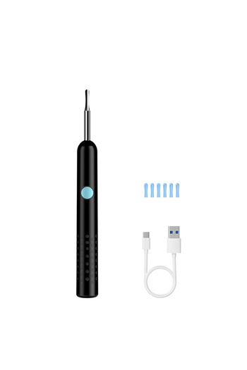 Choice4 Black Visual Ear Camera HD1080P 4.2MM WIFI Ear Pick Waterproof 6LEDs Ear Cleaner Endoscope Digital E