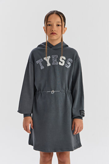 Tyess Girl Anthracite Dress