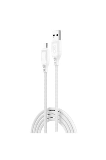 Xo Cable NB235 USB-A to USB-C 2.4A Braided 1m, White
