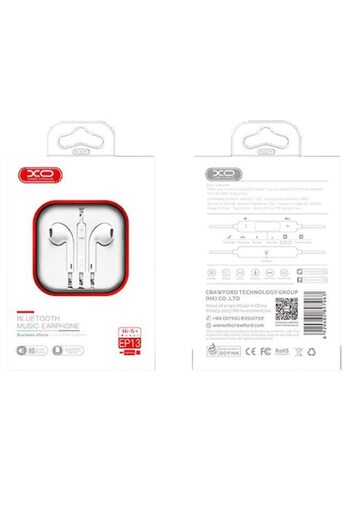 Xo Wired Headphones (EP13), In Ear, Lightning, 1.2m, BT Connect Pop-Up, HiFi, White