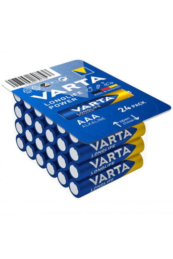 Varta Battery Alkaline Longlife power AAA LR3 B24