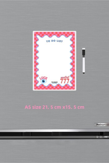 The Grade Summer Sil Manifest 777 Pink to Do List Magnet Refrigerator Memo Holder Kitchen Accessory Home Decoration