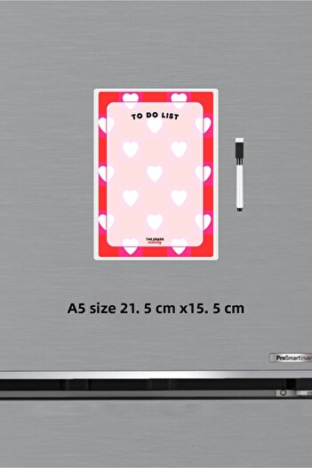 The Grade Summer Sil Pink Heart to Do List Blue Shopping List Magnetic Refrigerator Note Holder Kitchen Decoration