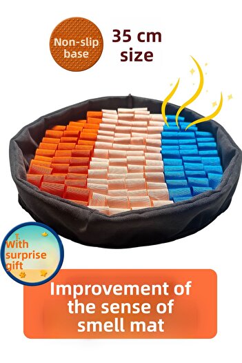 pawdaz Bulyut (35 cm) - Dog Smell Training Mat, Fetch, Sniffing and Slow Eating Toy, Non-Slip Base