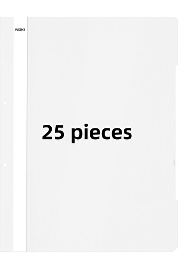 Noki XL Wire Binder 25 Pack White