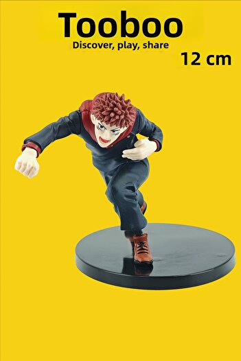 shop Jujutsu Kaisen Yuji Itadori Black Flash Action Figure Anime Manga Collectible