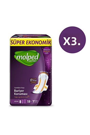 Molped Supernight Long Super Advantage Package 54 Pieces