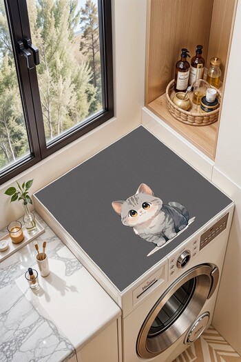 Homefesto Anti-Slip Base Washing Machine Cmş09 Modern Useful Washable Mat Cover