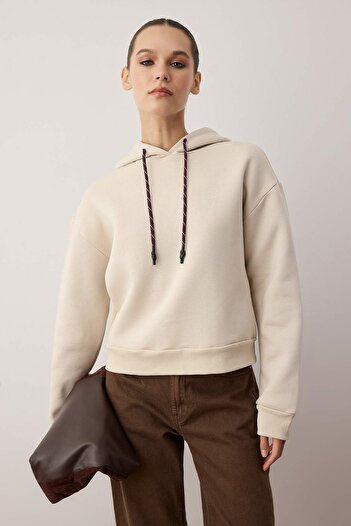 Trendyol Collection Stone Knitted Sweatshirt Twoaw26Sw00148