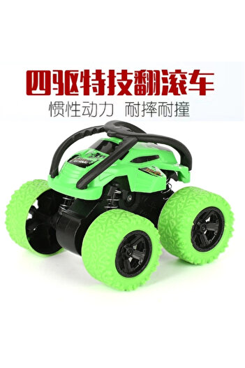 Choice green Toy Monster Truck Set for Kids Aged 3 to 6 - Operated Manually, No Batteries Needed - Ideal Gi