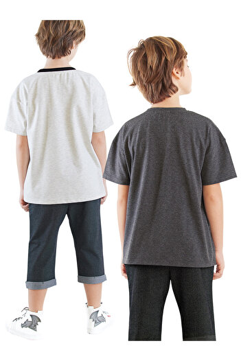 Denokids Just Smile Boy's 2 Pack T-Shirt