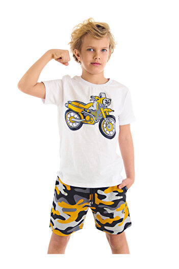 MSHB&G Motorcycle Boys Summer T-Shirt Shorts Set
