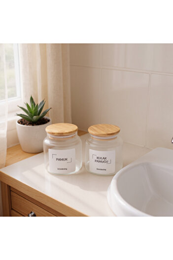 zezedesing Κάλυμμα Bamboo Glass Ear Cotton And Cotton Κάλυμμα 500ml