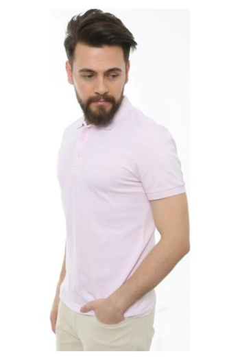 Cazador Men's 4613 Polo Pique T-Shirt Powder