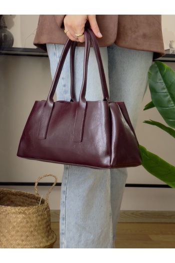 mèche atelier since 2024 Monika Women's Shoulder Bag Burgundy