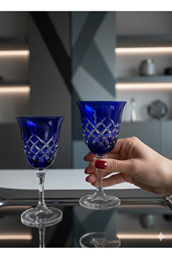 DECOSTYLE Crystal Bohemia Colored Footed Decor Square 1 Pcs