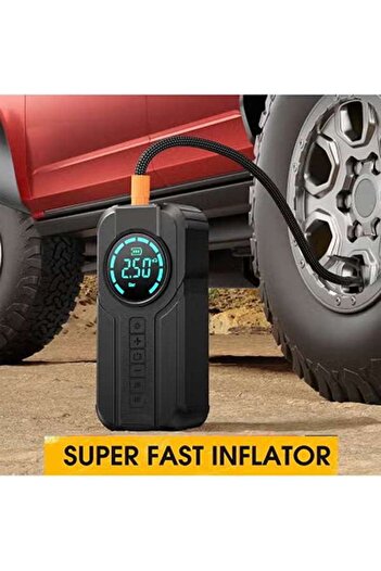 AGD Car Starter Device with 2500 mAh Power Bank and 150 PSI Tire Inflator