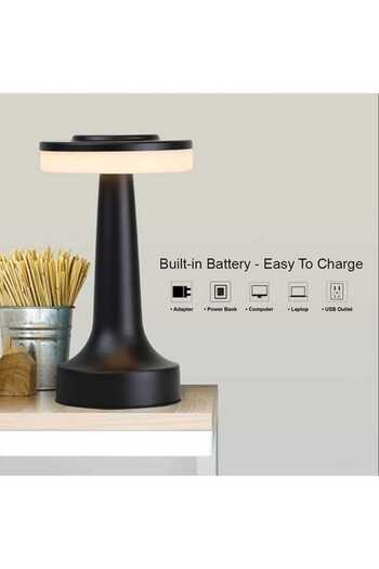 general brand Taime Portable LED Table Lamp with Touch Sensor, 3 Brightness Levels