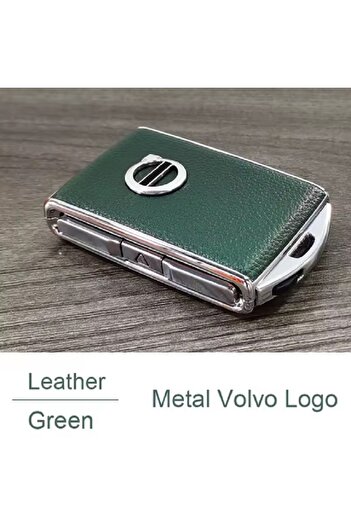 OEM Volvo S90 S60 XC40 V60 V90 XC60 XC90 Key Case - Green Leather