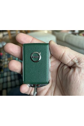 OEM Volvo S90 S60 XC40 V60 V90 XC60 XC90 Key Case - Green Leather