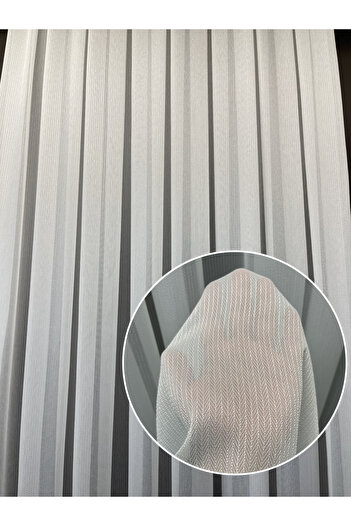 PERDEYERİ Su Yolu Üsküdar Tül Perde 1/3 Sık Pileli Ütü İstemez Dayanıklı