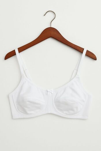 enmodaiçgiyim Women's 100% Cotton Combed Cotton Bra - Comfortable and Breathable Unpadded Bra
