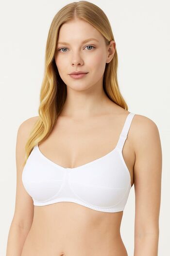 enmodaiçgiyim Promotion Price White Thin Sponge Supportless Women's Bra Without Underwire