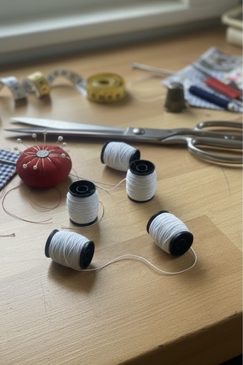 ALTINMAKAS Rubber White String Reel 5 Pieces