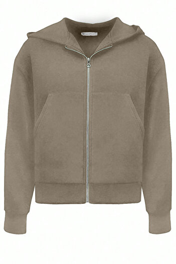 GHASSY CO. Men's Cotton Casual Comfortable Spring and Autumn Versatile Belt Oversized Hooded Sweatshirt