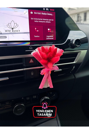 Merit Flower Mini Buket Araba Aksesuarı