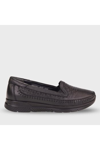 Forelli Eterna 29413 Black Genuine Leather Women's Shoes