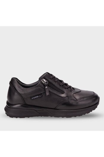 Forelli Ege 46708 Black Genuine Leather Lace-Up Women's Shoes