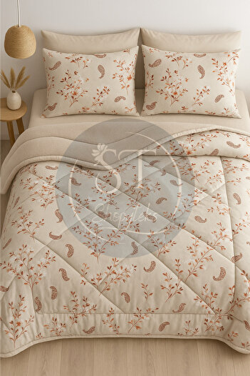 Shopyteks Double Floral Welsoft Quilt Double-Sided 195X215