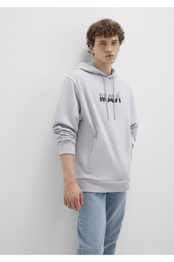 Mavi Logo Printed Gray Sweatshirt 0S10395-70075