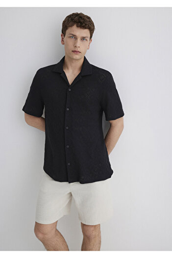 Mavi Black Shirt Loose Fit / Loose Relaxed Fit 0211598-71379